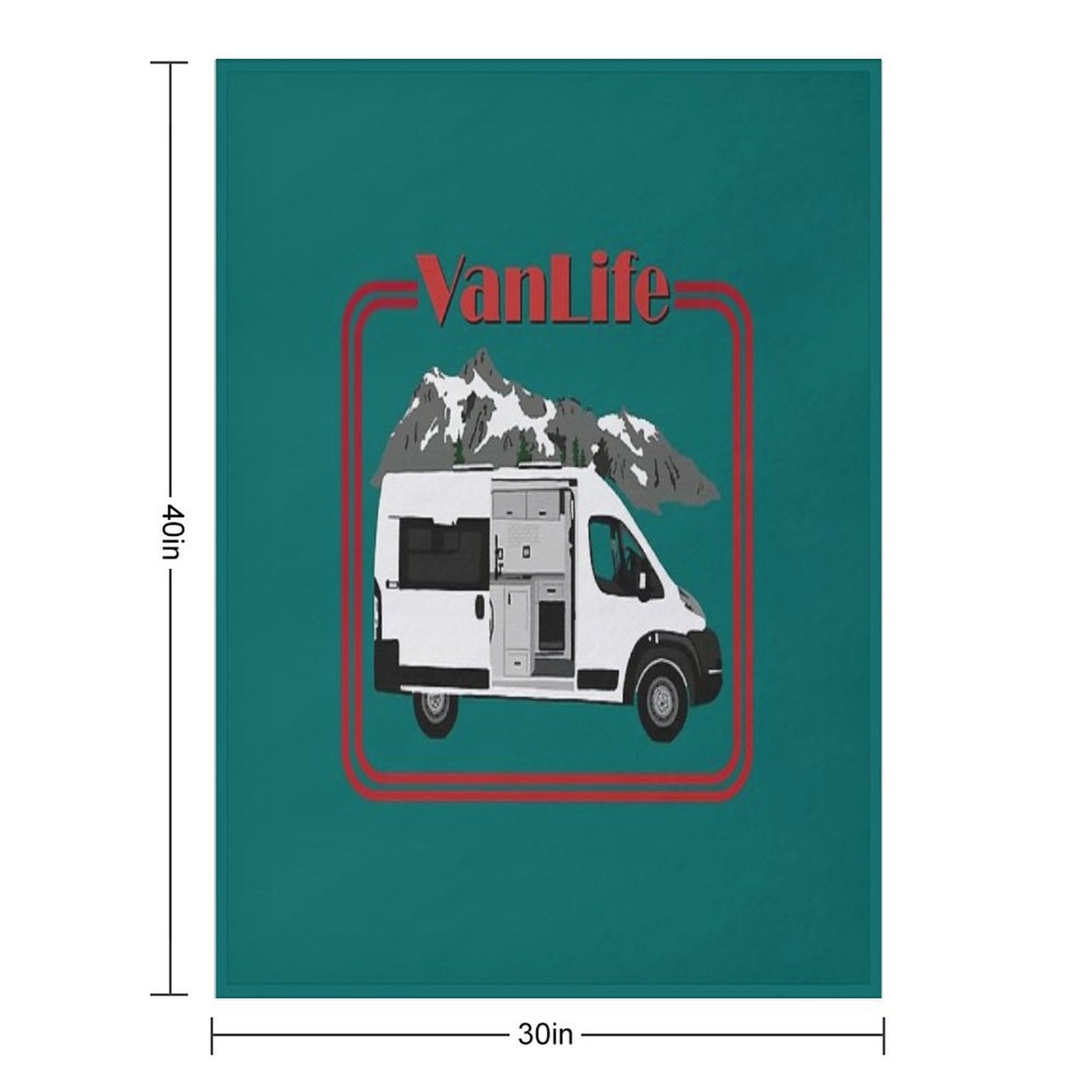 VanLife Throw Blanket