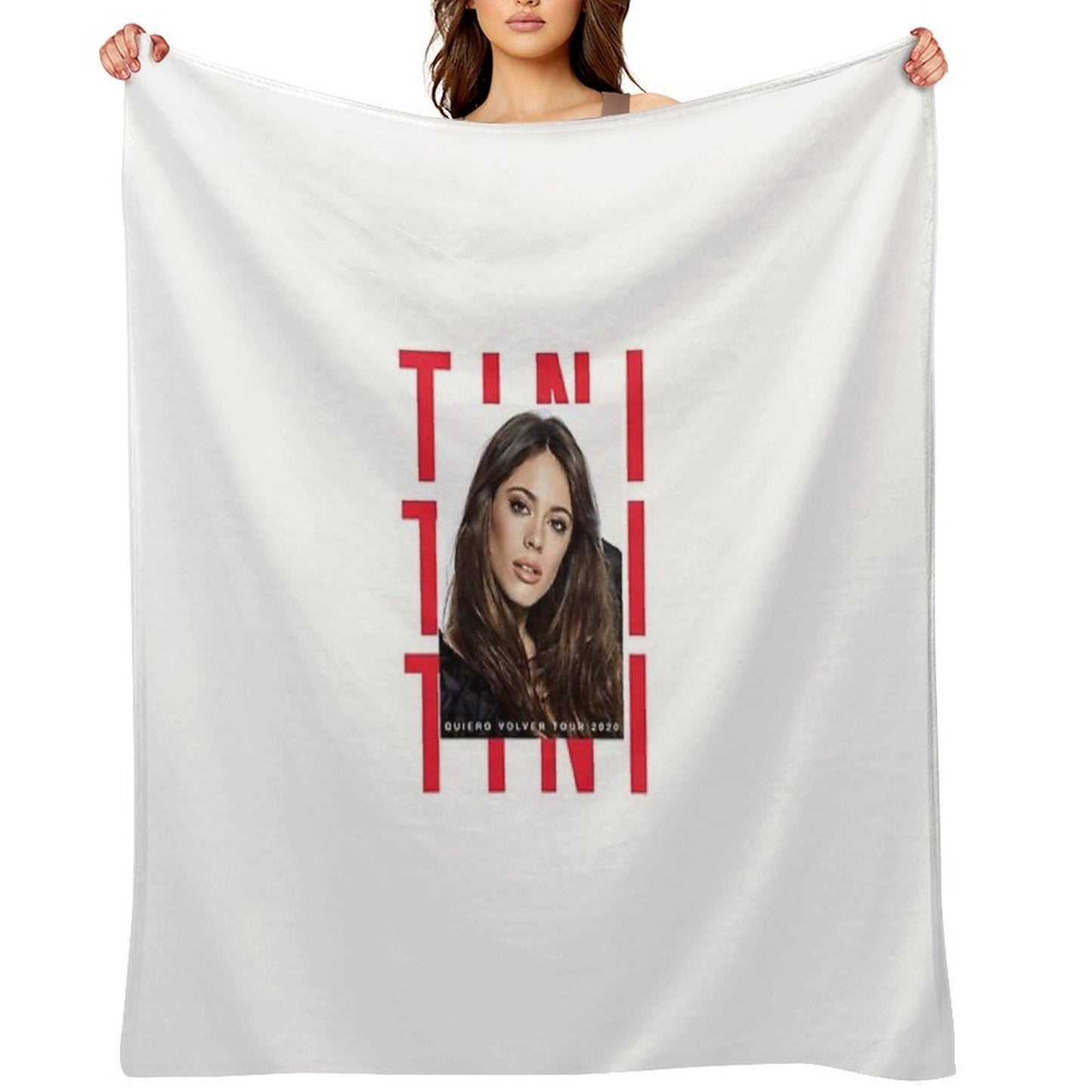 Tini - Quiero Volver Tour Merch Throw Blanket