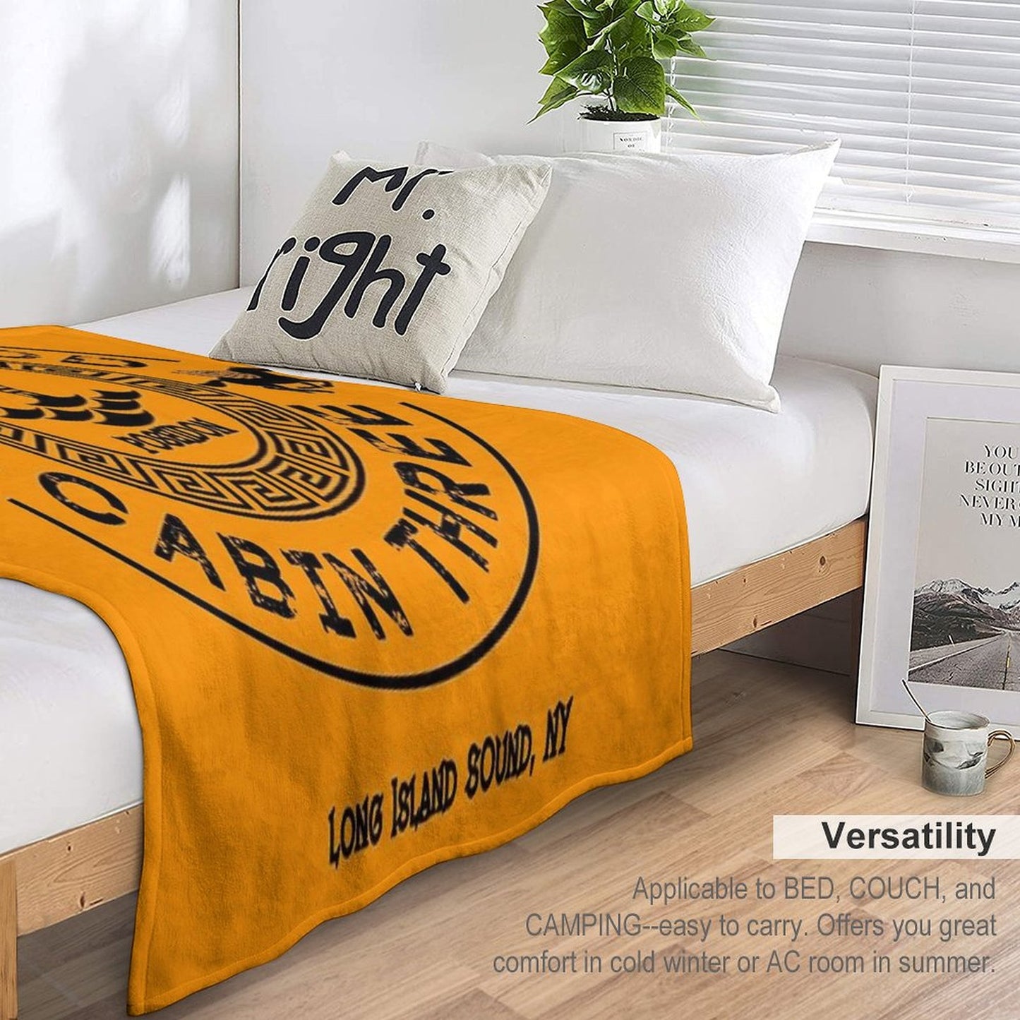 Percy Jackson - Camp Half-Blood - Cabin Three - Poseidon Throw Blanket