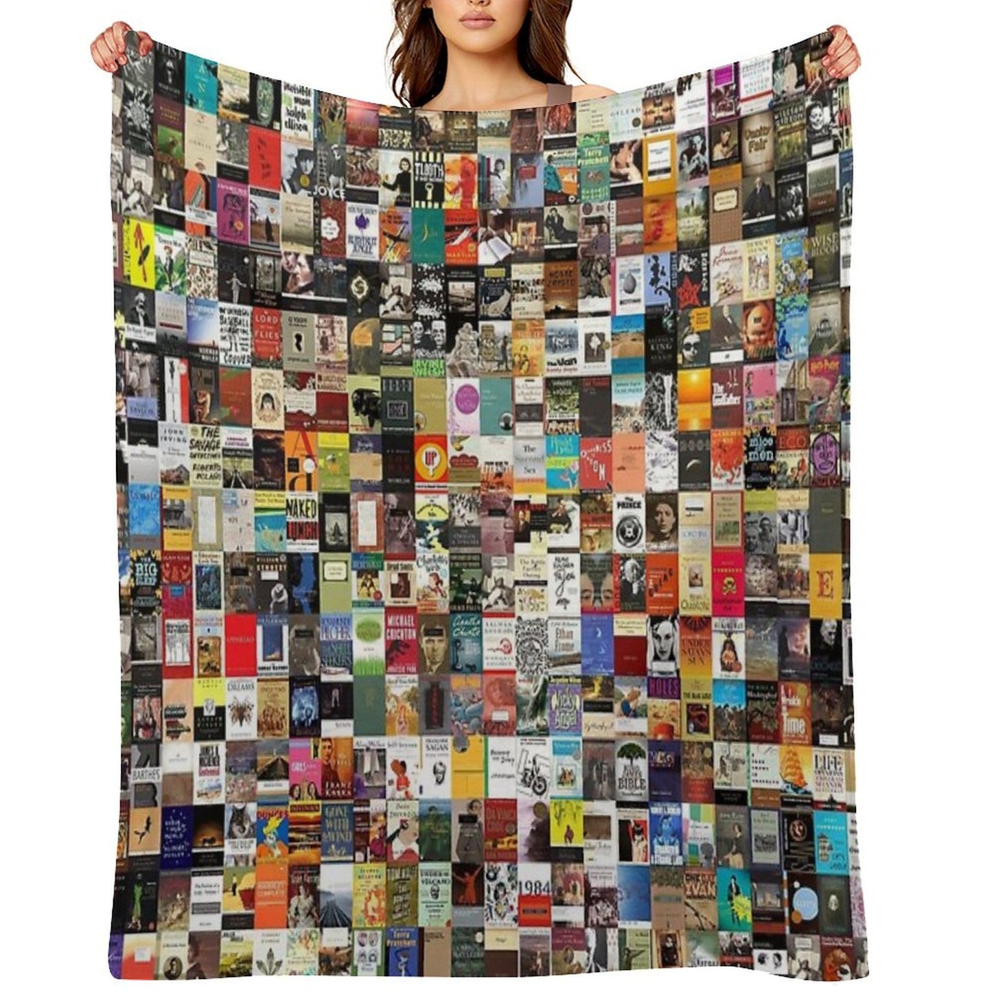 Classic Books Throw Blanket