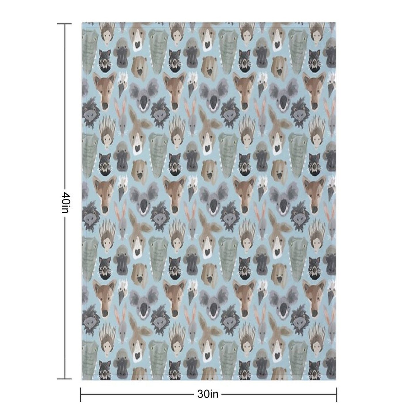 Dusky Outback Throw Blanket