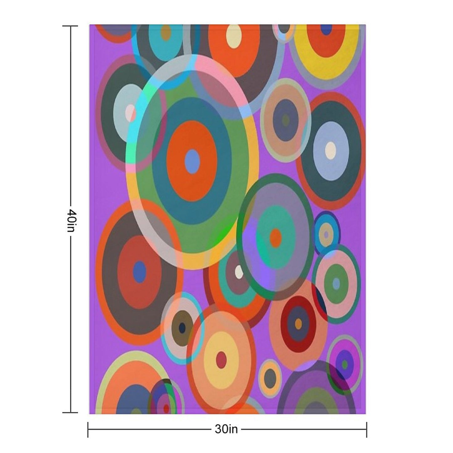Kandinsky #4 Throw Blanket