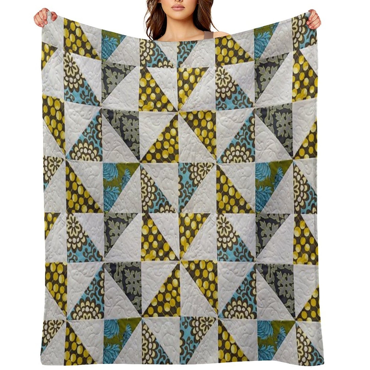 FNaF 4 Bed Texture Throw Blanket