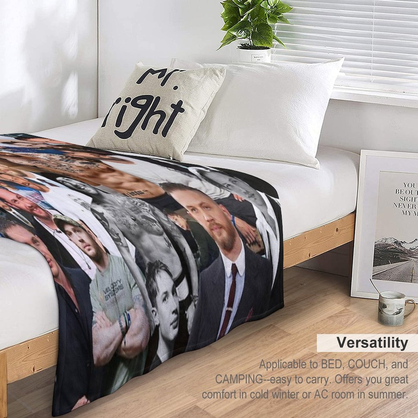Tom Hardy Throw Blanket