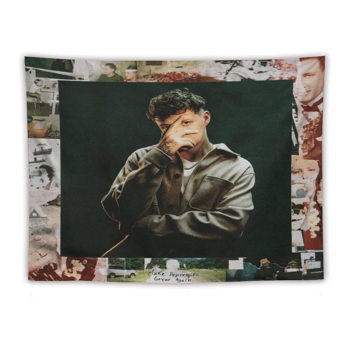MAKE DEPRESSION GREAT AGAIN Tapestry