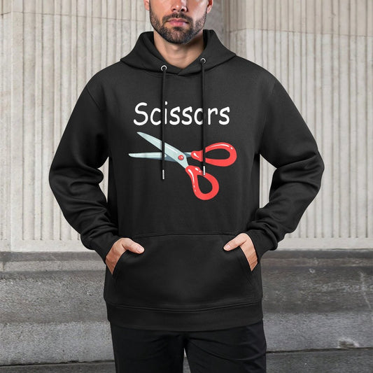 Rock Paper Scissors Matching Halloween Costumes Colorfast Hoodie