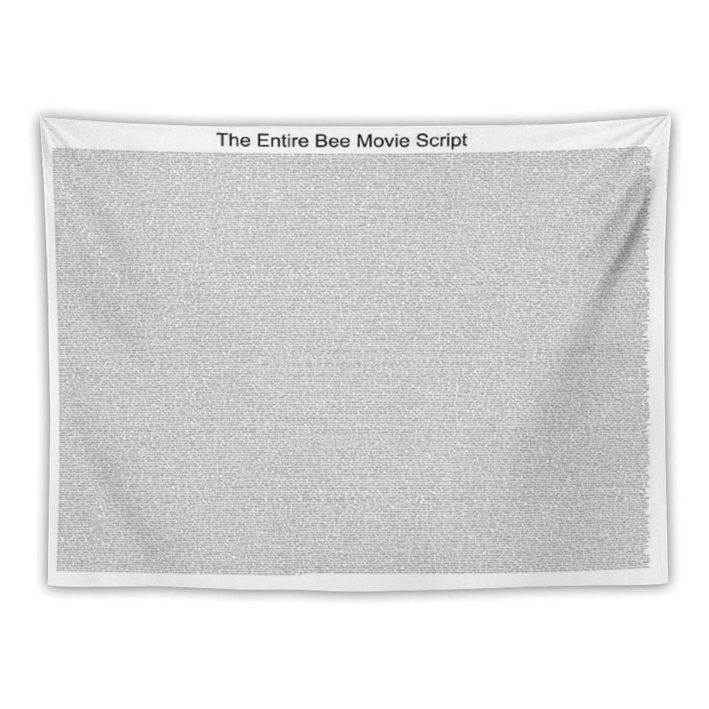 The Entire Bee Movie Script Tapestry