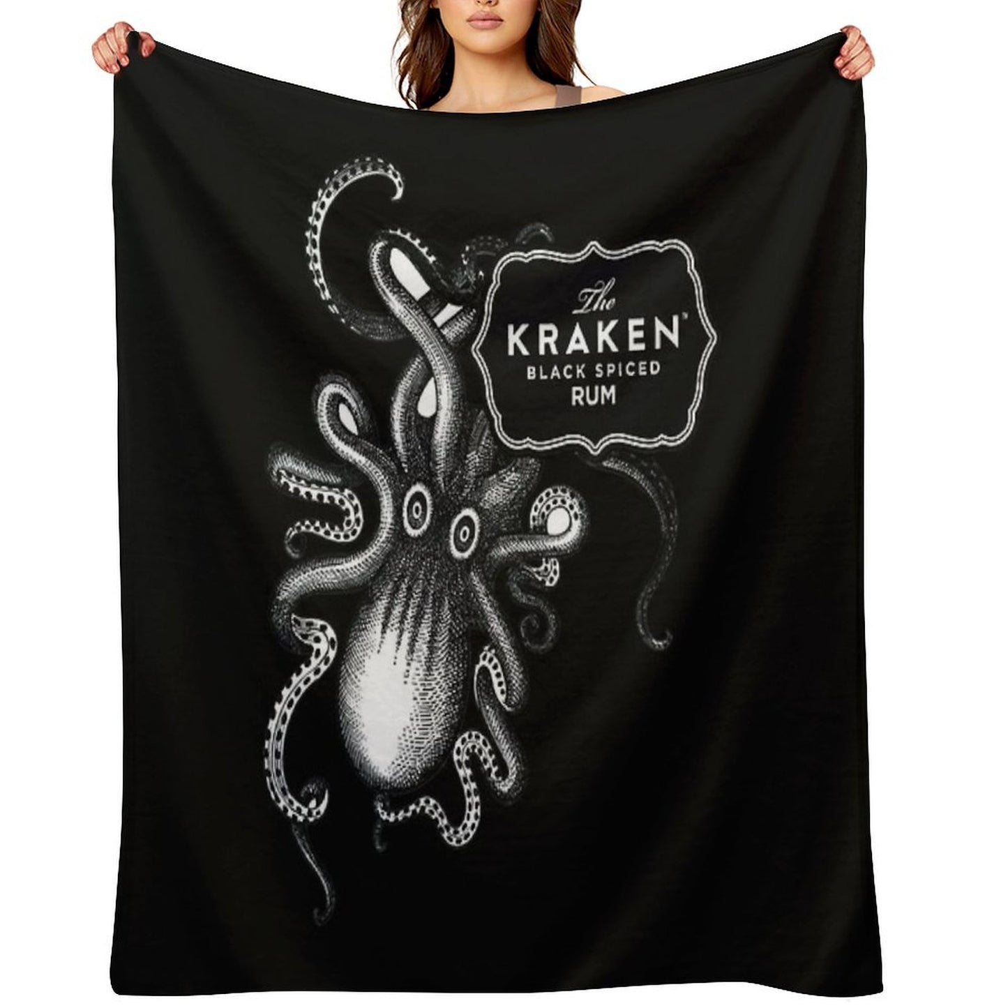 Kraken Rum Throw Blanket