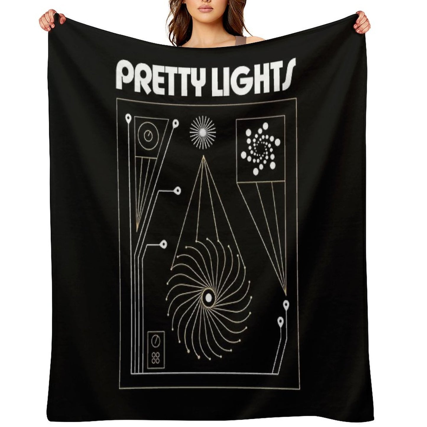 Pretty Lights Merch Throw Blanket