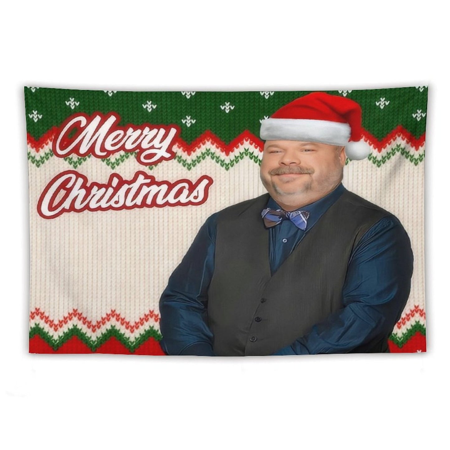 Bertram's Greetings Merry Christmas Tapestry