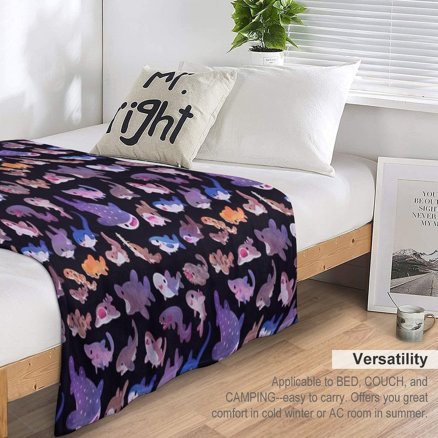 Shark Day Throw Blanket