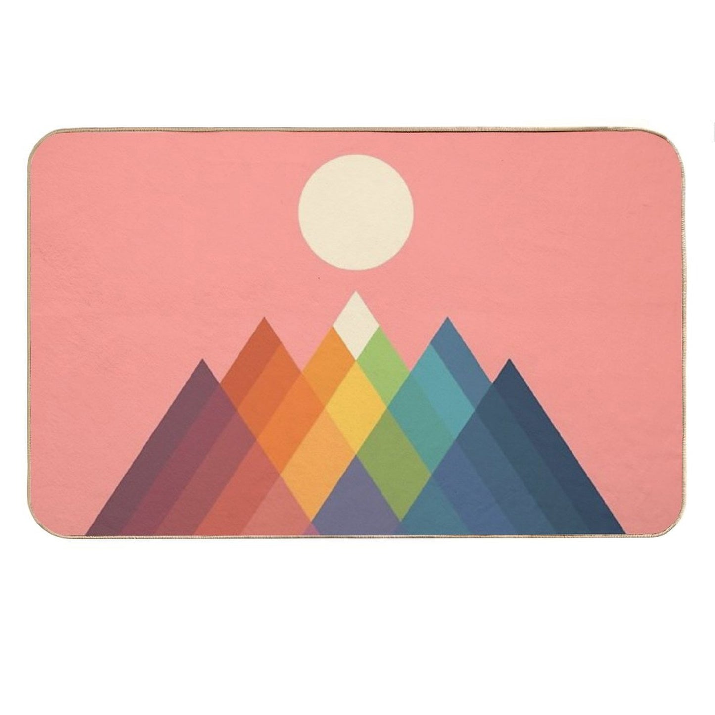 Rainbow Peak Bath Mat