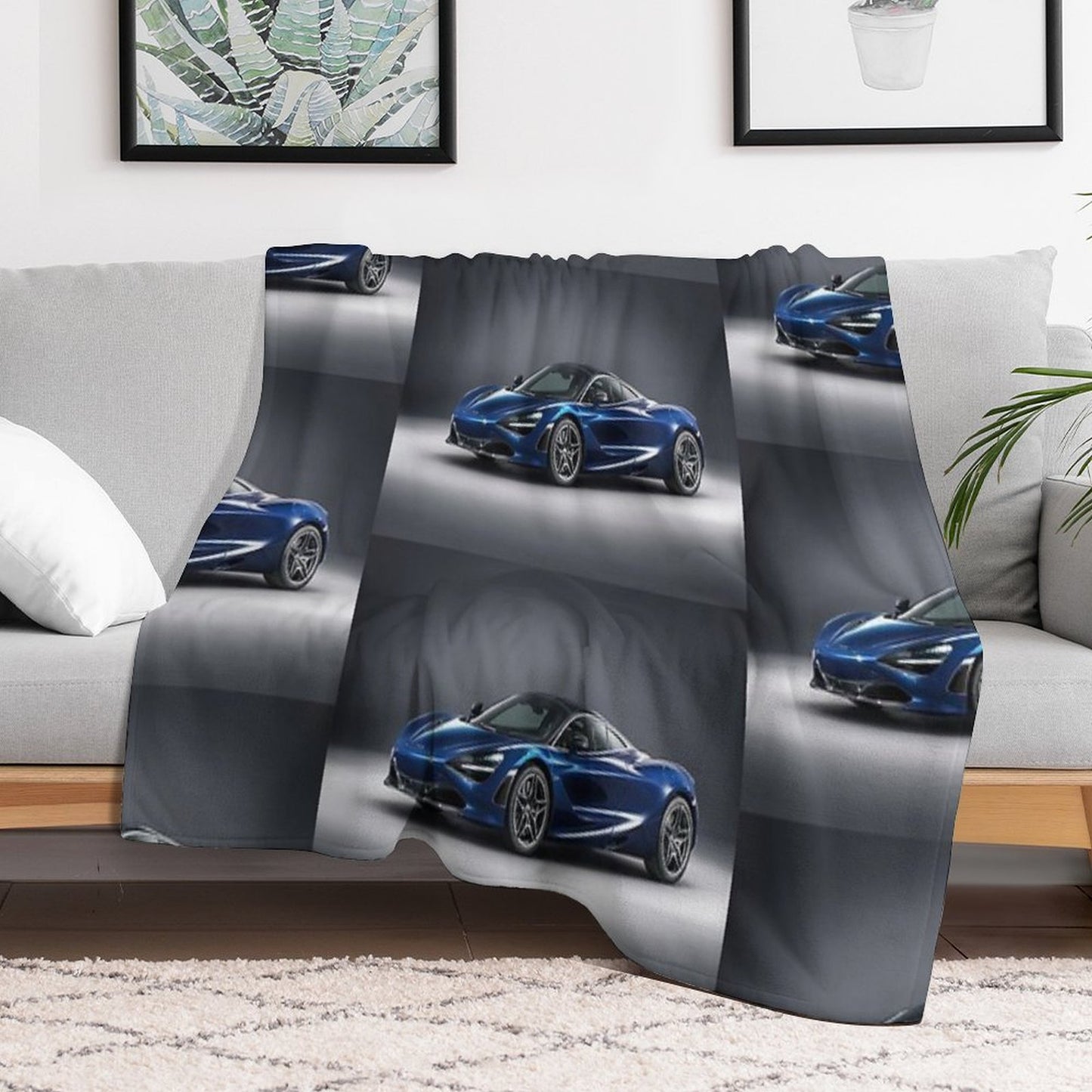 McLaren 720s Throw Blanket