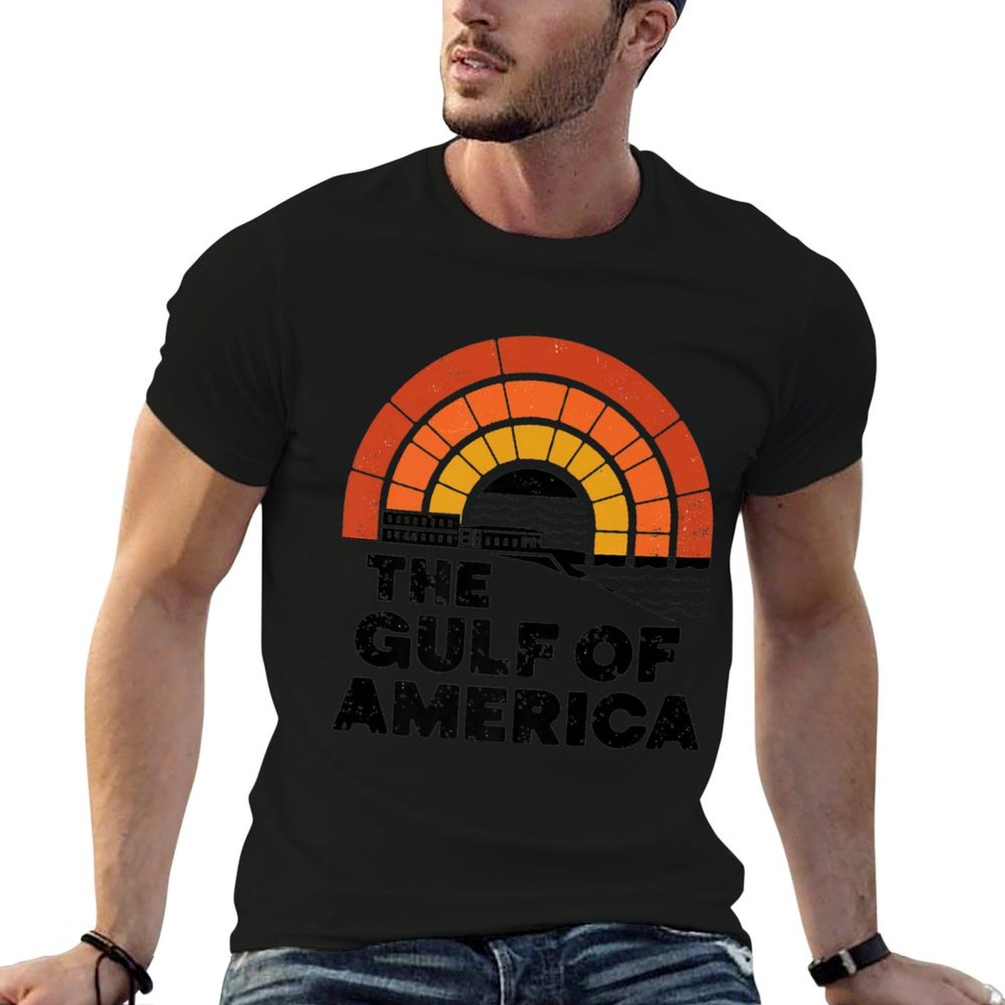 Retro Gulf Of USA America Gulf of Mexico Or America Premium T-Shirt
