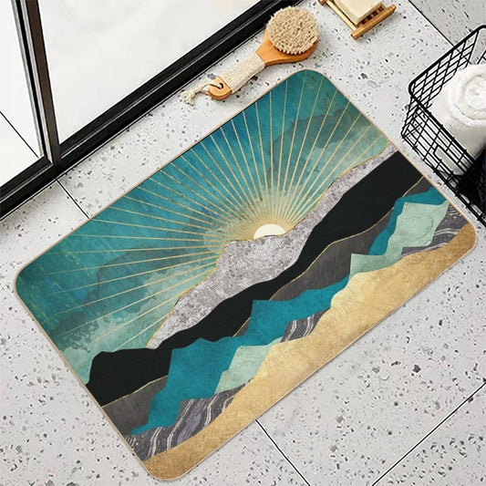 Peacock Vista Bath Mat