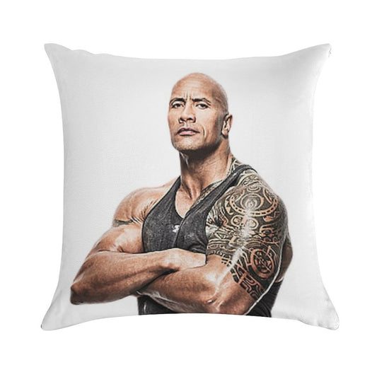 CAN YOU SMELL WHAT THE ROCK IS COOKING Soft Durable Construction Throw Pillow