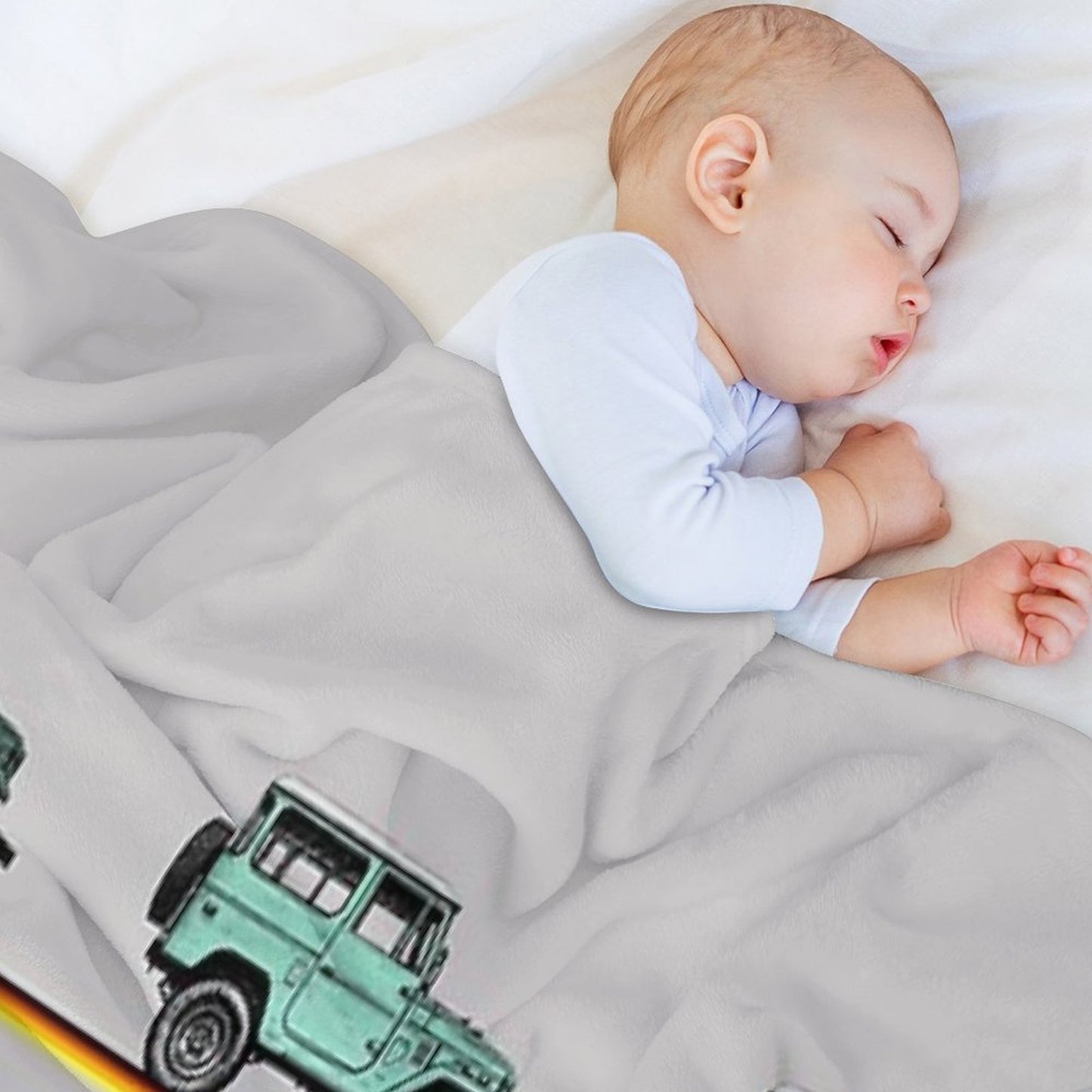 Toyota FJ40 Land Cruiser 9 Stack Throw Blanket