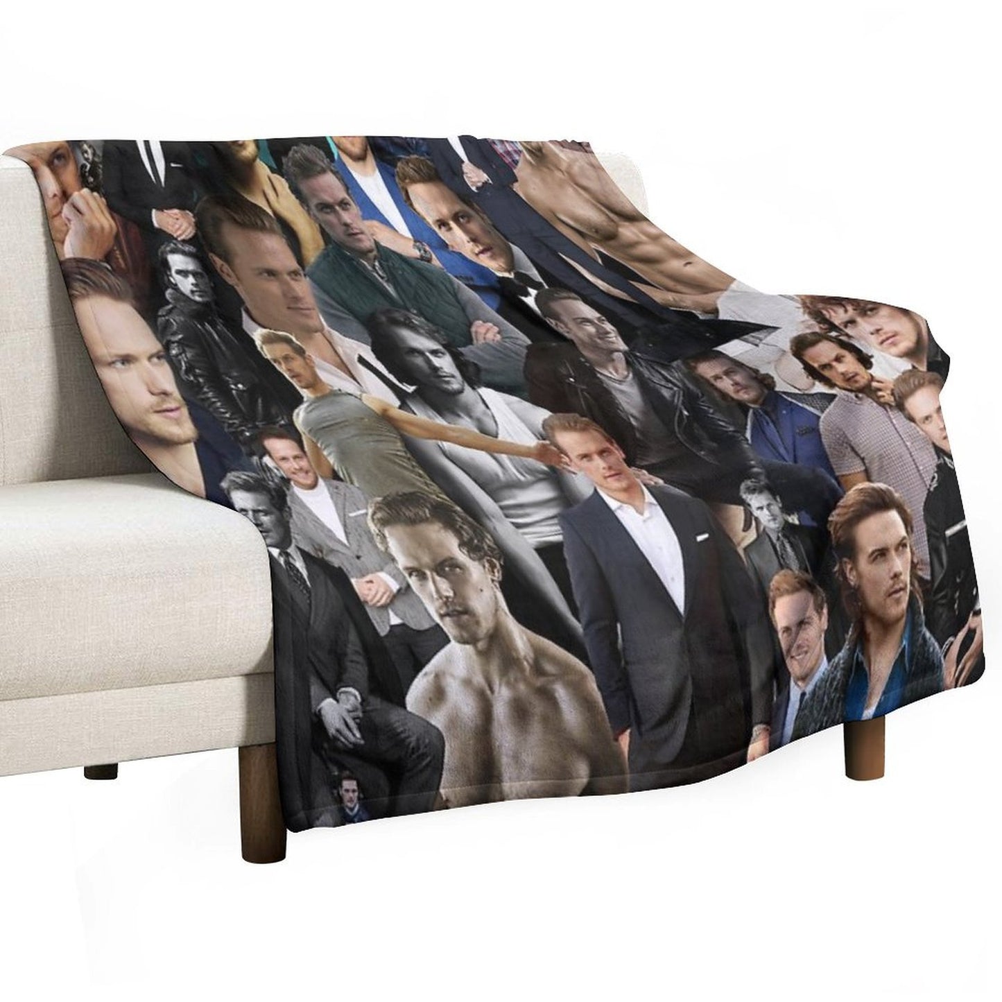 Sam Heughan Throw Blanket