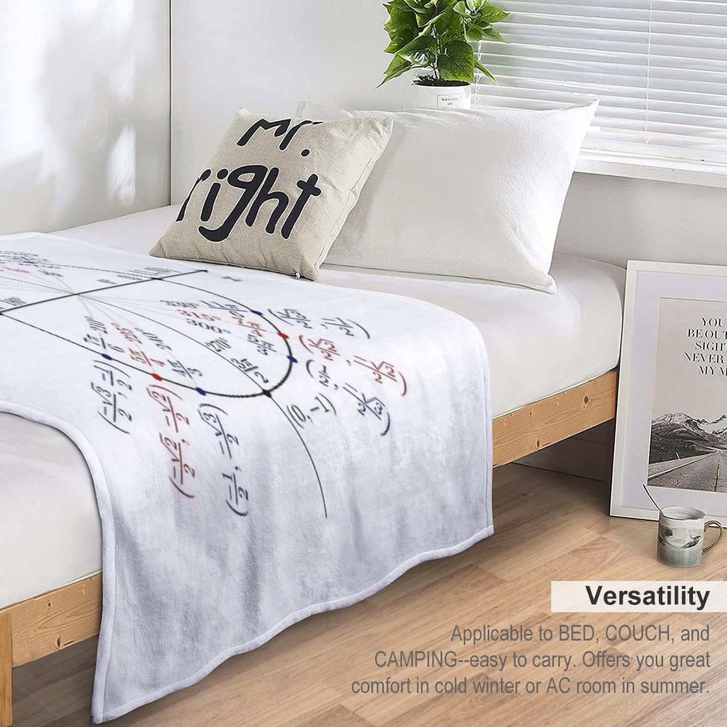 Unit Circle Throw Blanket