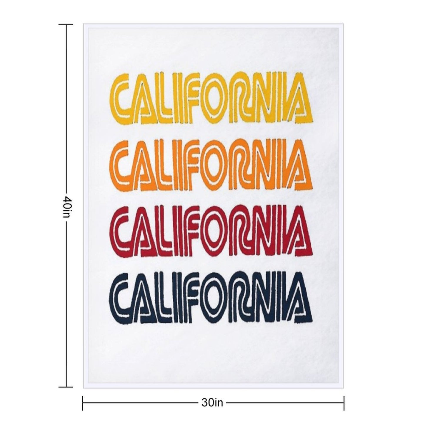 California Throw Blanket