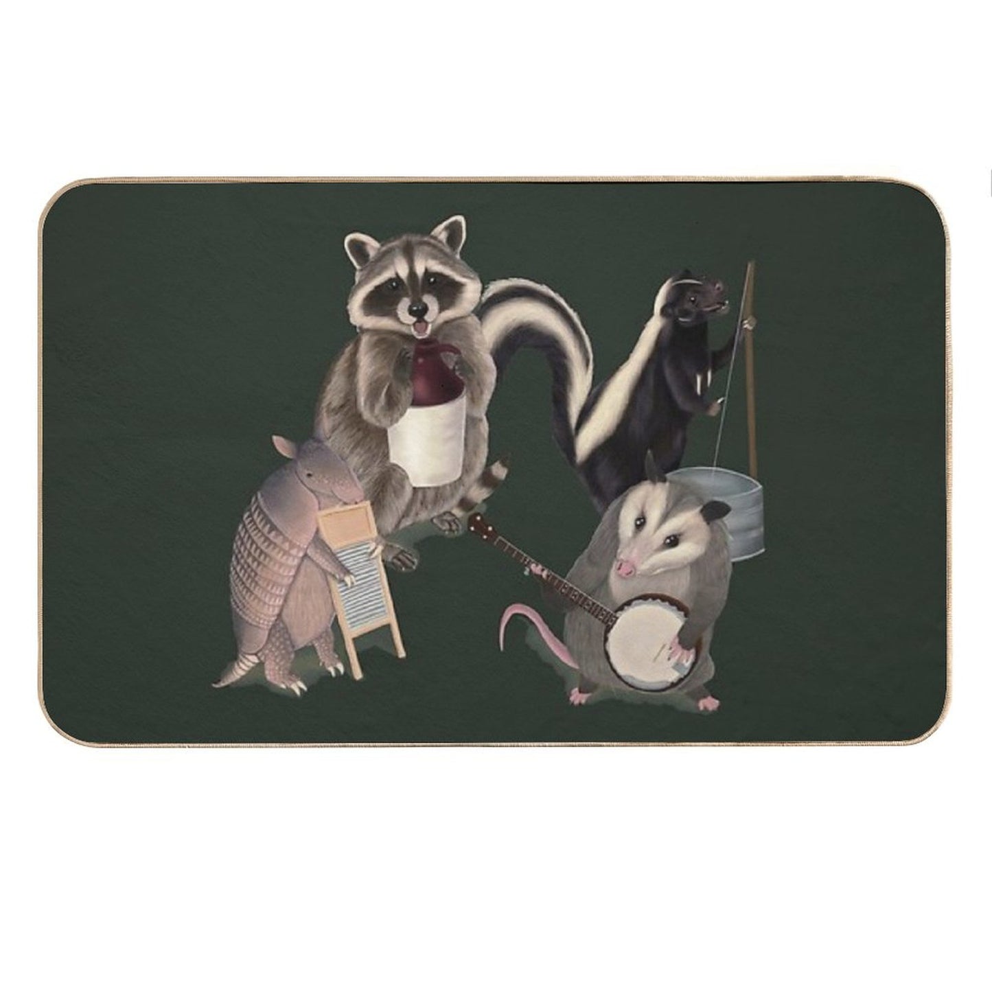 Animal Jug Band - The Roadkill Rebels Bath Mat