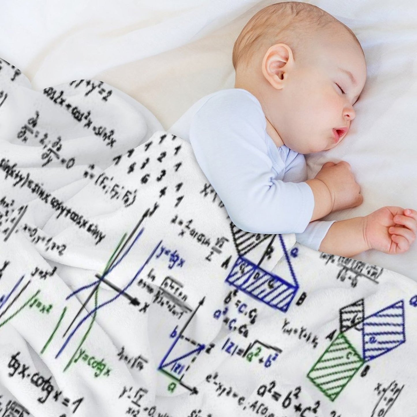 Mathematics Formulas And Numbers Throw Blanket