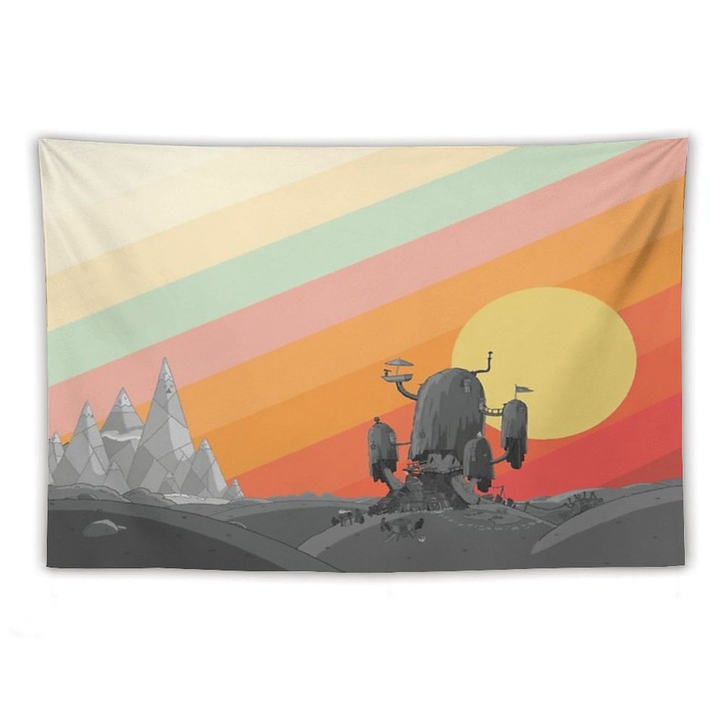 Land Of Ooo (Adventure Time) Tapestry