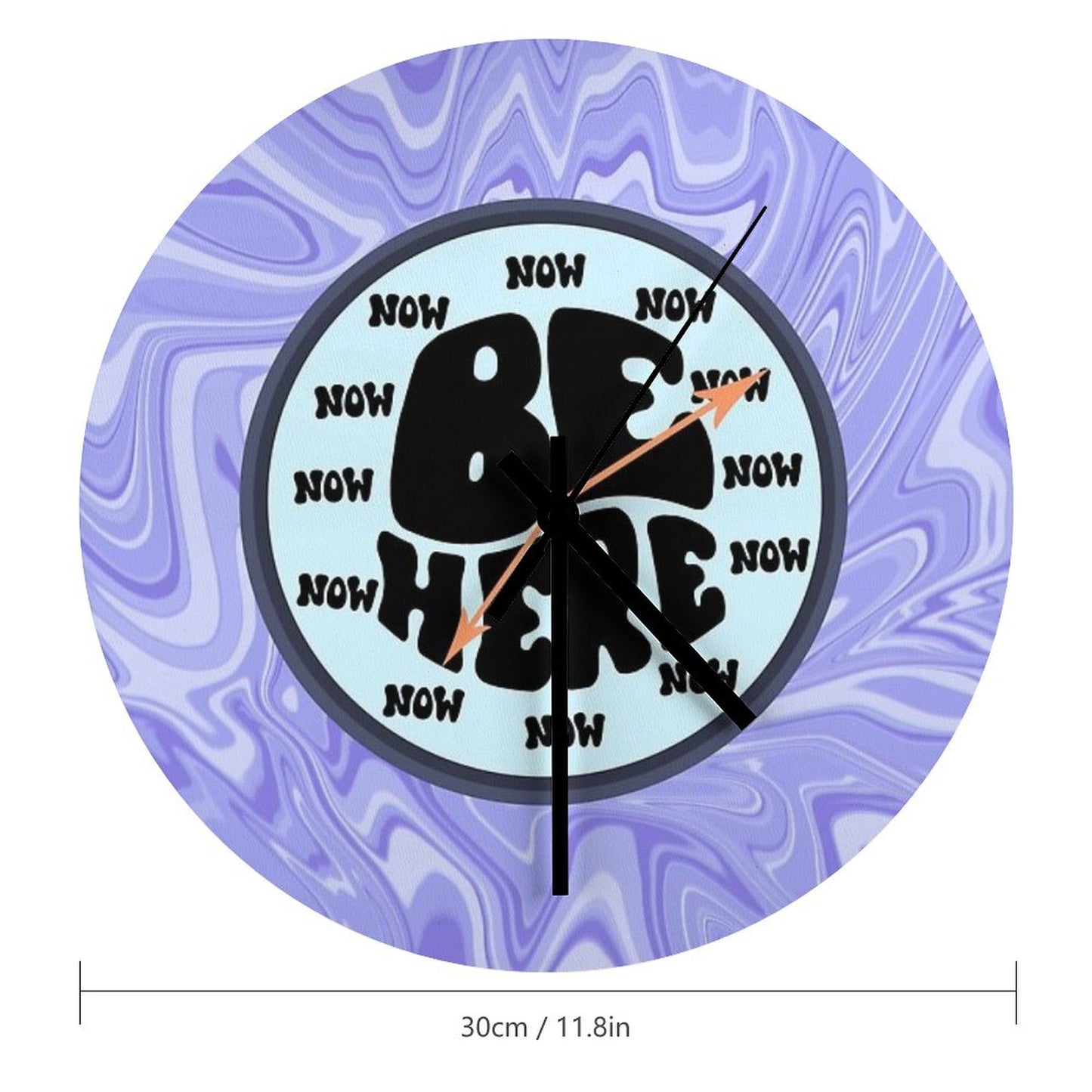 Be Here Now Clock Wall Clock