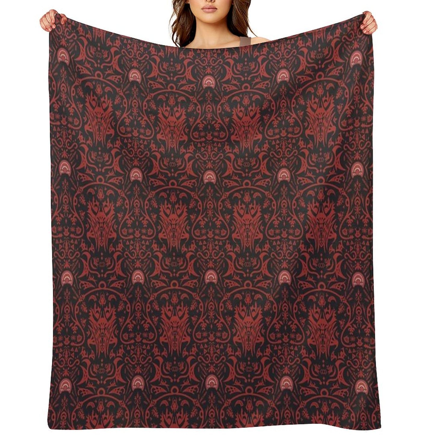 Emet-Selch's Composition Throw Blanket