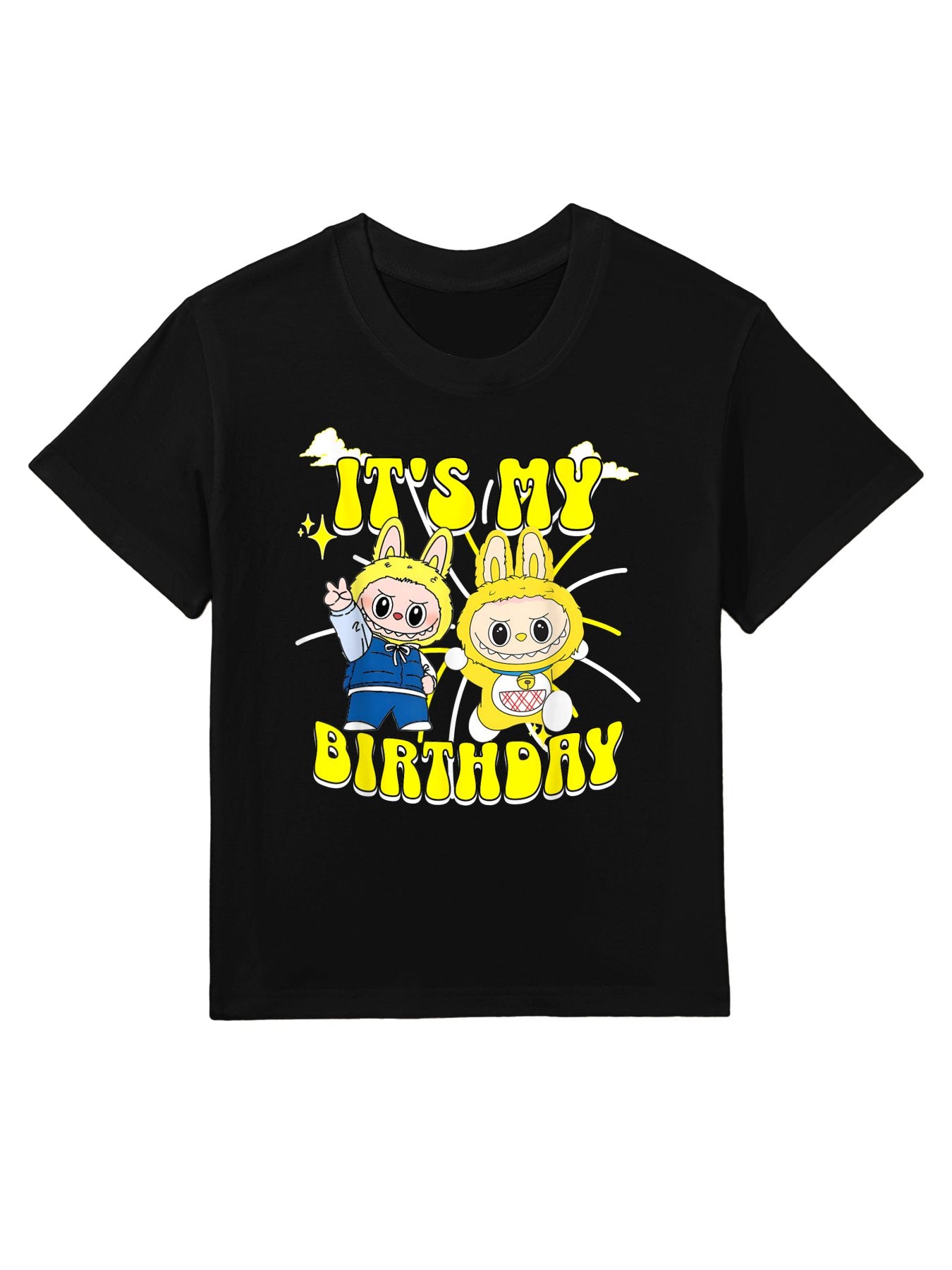It's My Birthday Cute Labubu Monsters for Birthday Parties Kids T-Shirt