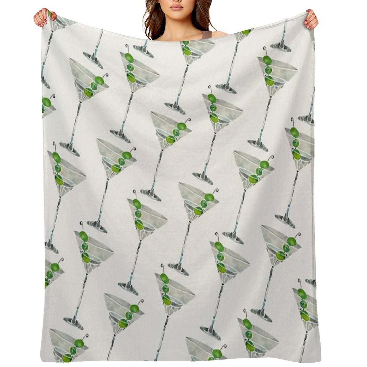 Dirty Martini Throw Blanket