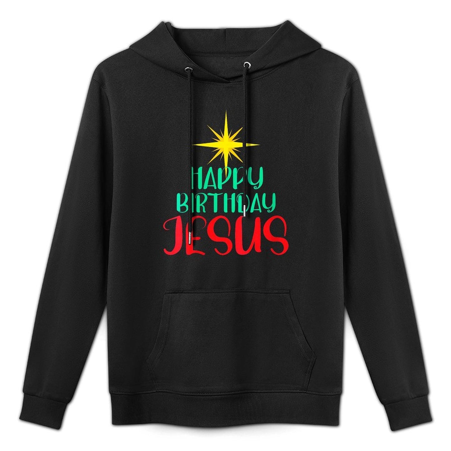Womens Happy Birthday Jesus Christian Christmas Religious Womens Adjustable Hood Hoodie