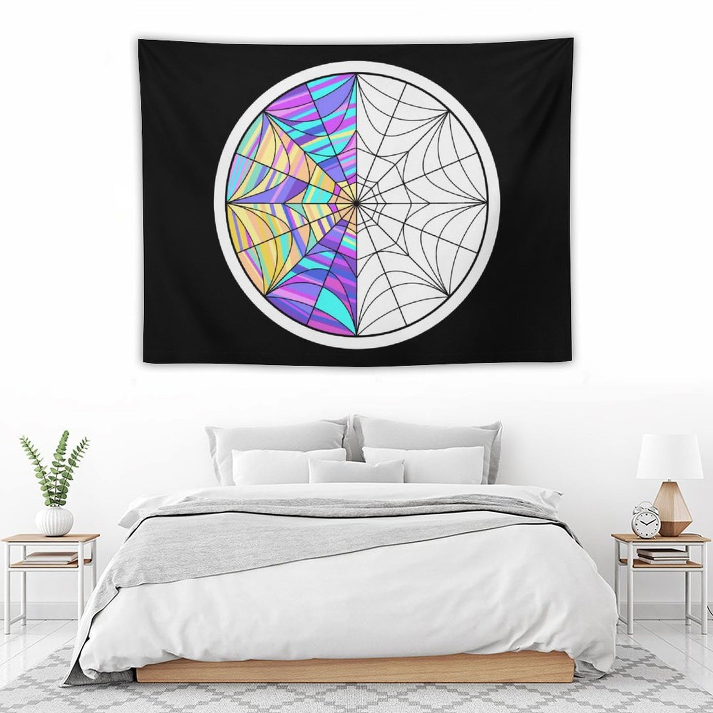 Wednesday Addams Birthday Decorations Tapestry