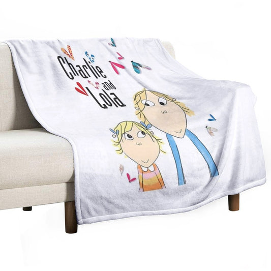 Charlie And Lola Throw Blanket