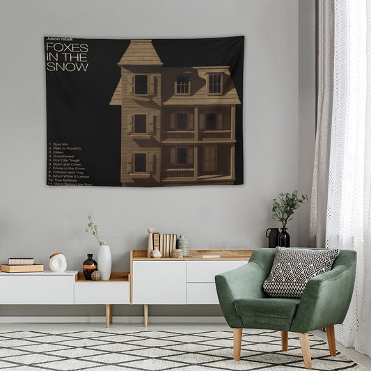 Foxes in The Snow Tapestry