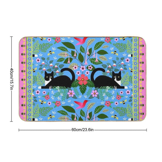 Katie And The Hummingbird Bath Mat