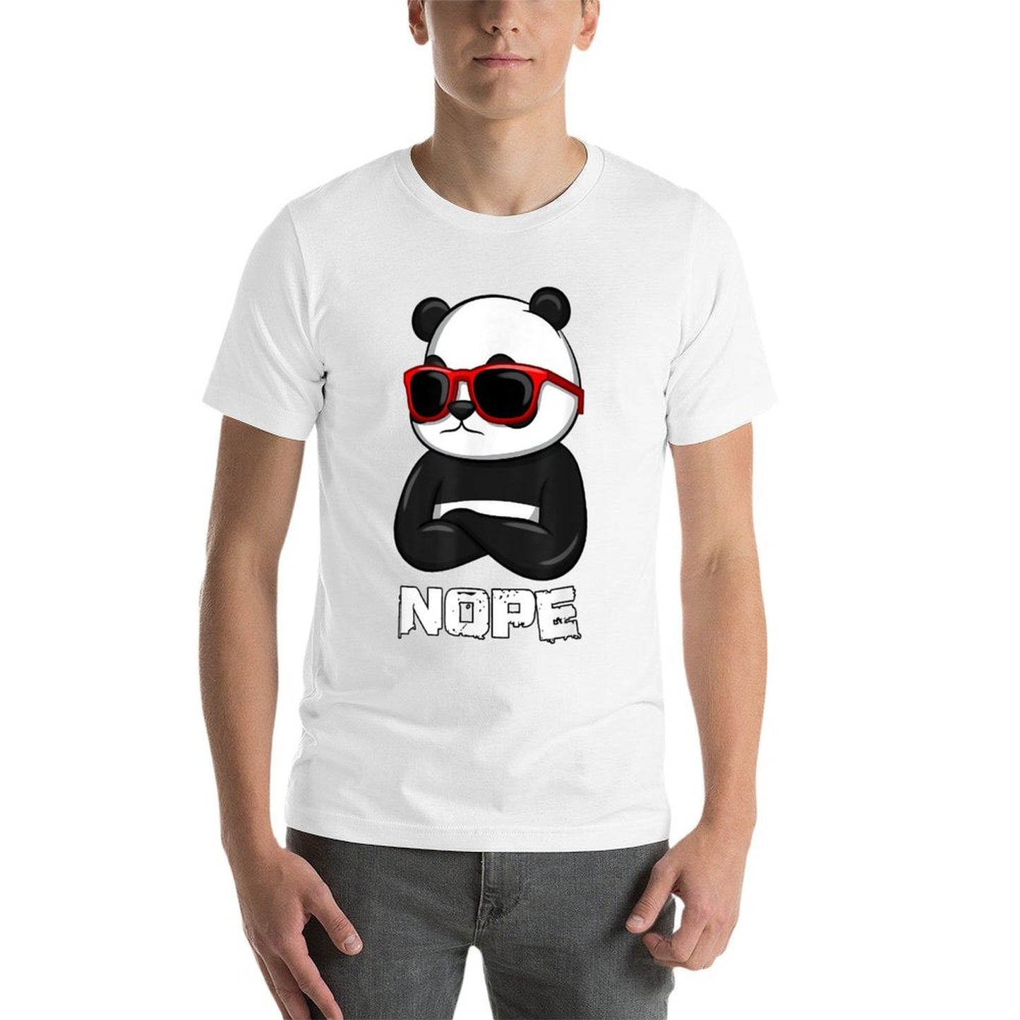 Nope Panda Soft T-Shirt