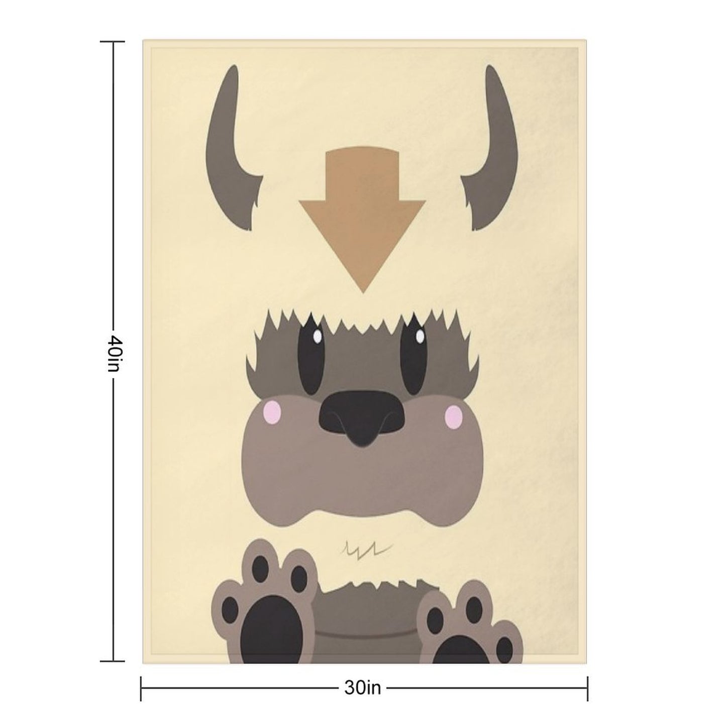 Appa Block Throw Blanket