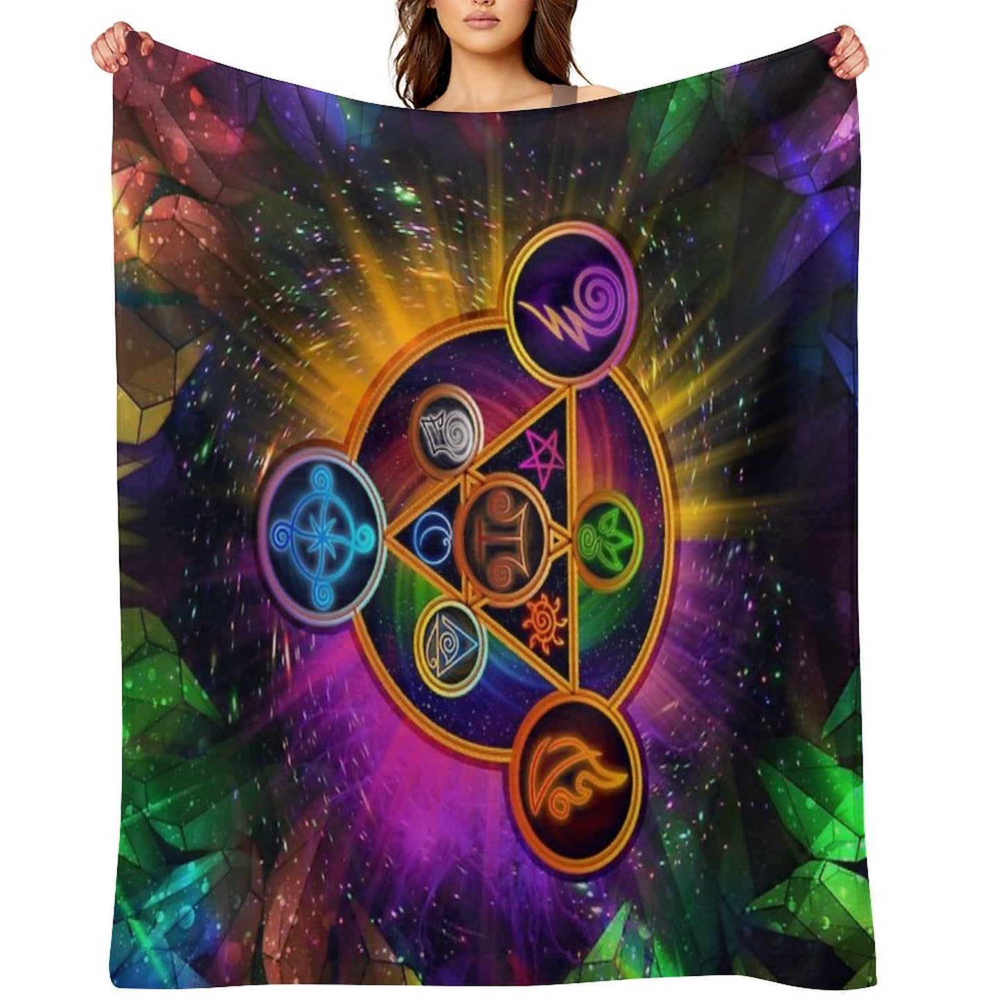 Wizard101 - The Spiral Schools Throw Blanket
