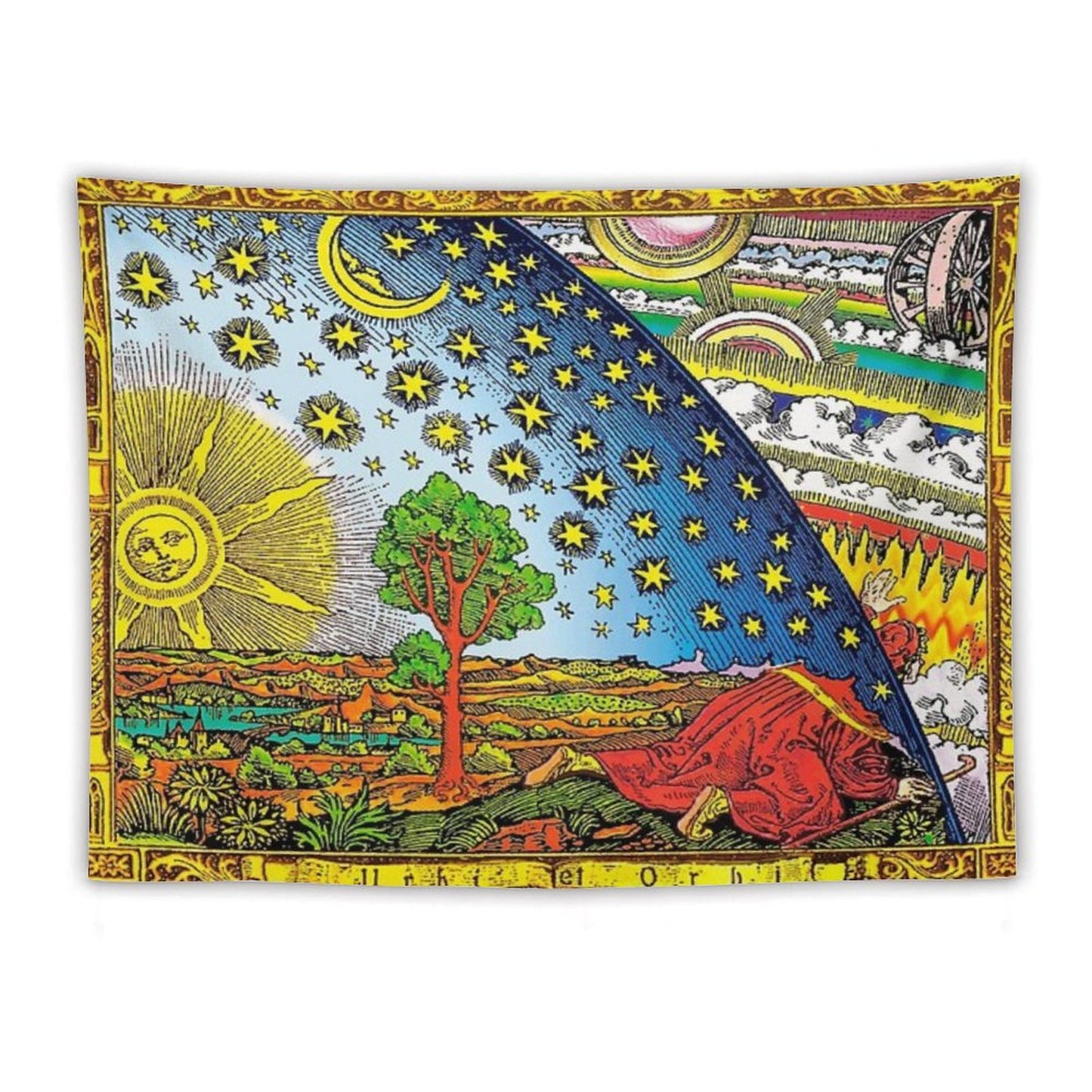 Flammarion Engraving in Color Tapestry