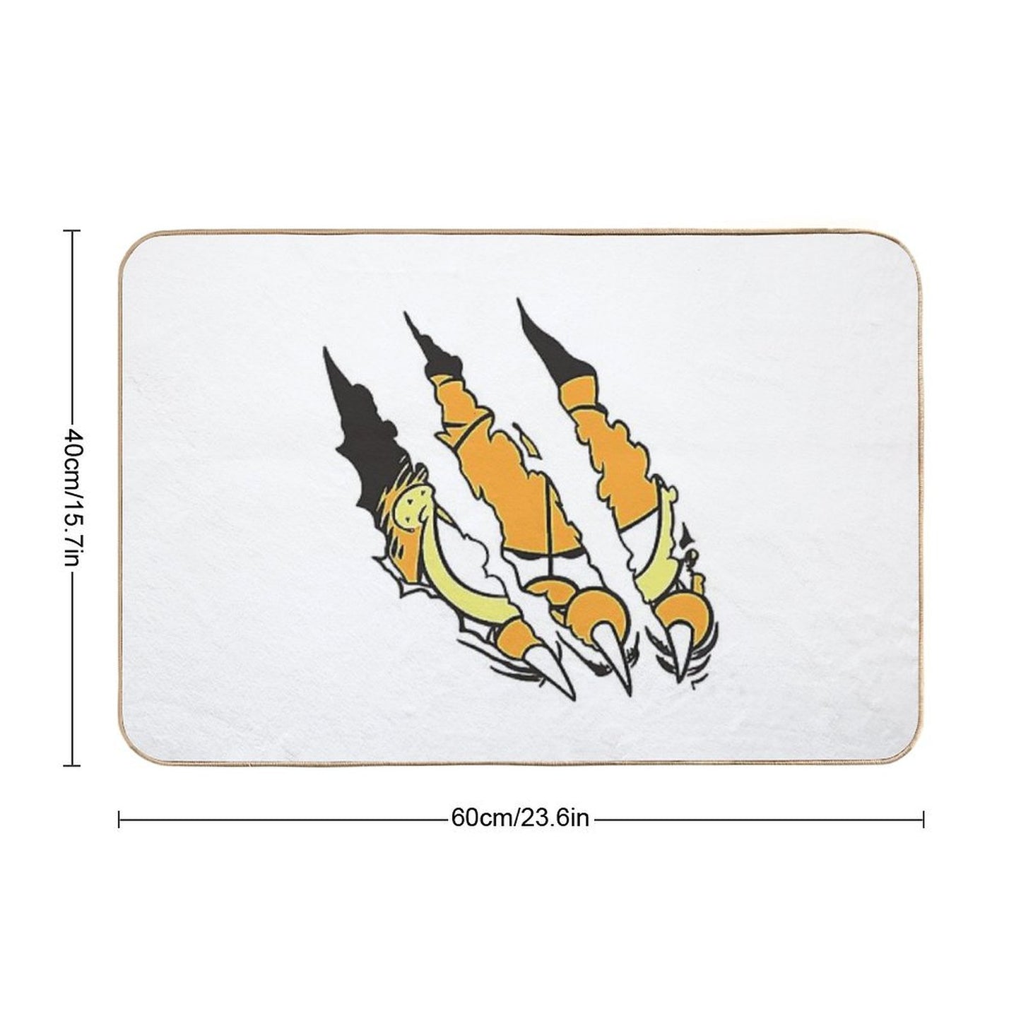 Funny Garfield T-Shirt Bath Mat