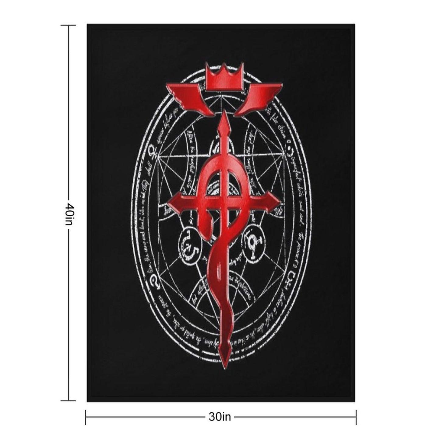Fullmetal Alchemist Transmutation Symbol Throw Blanket