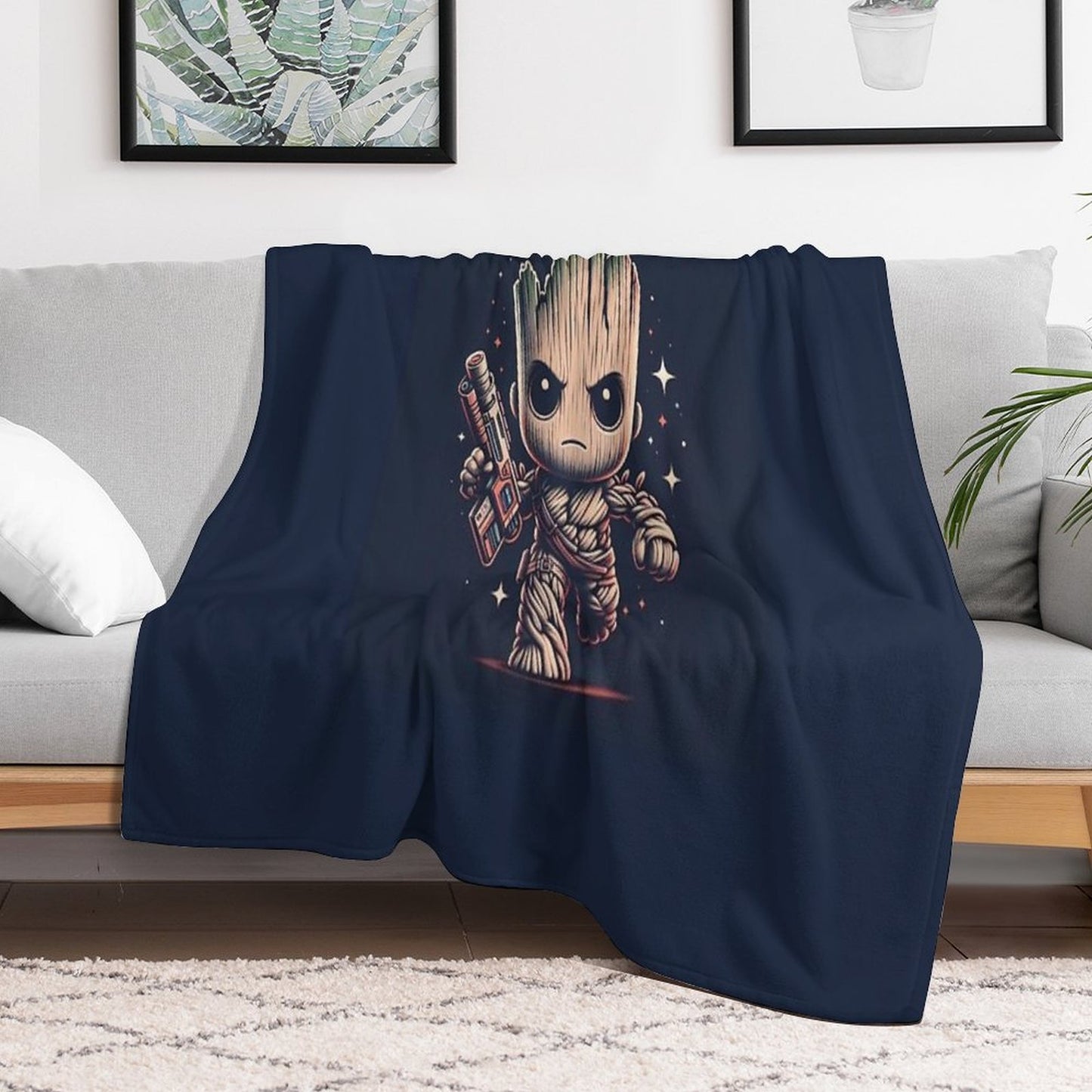 Baby Groot III Throw Blanket