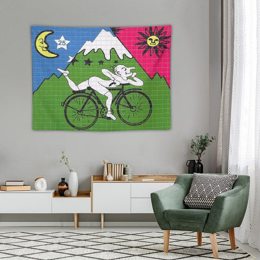 LSD - Albert Hofmann - Bicycle Day Tapestry