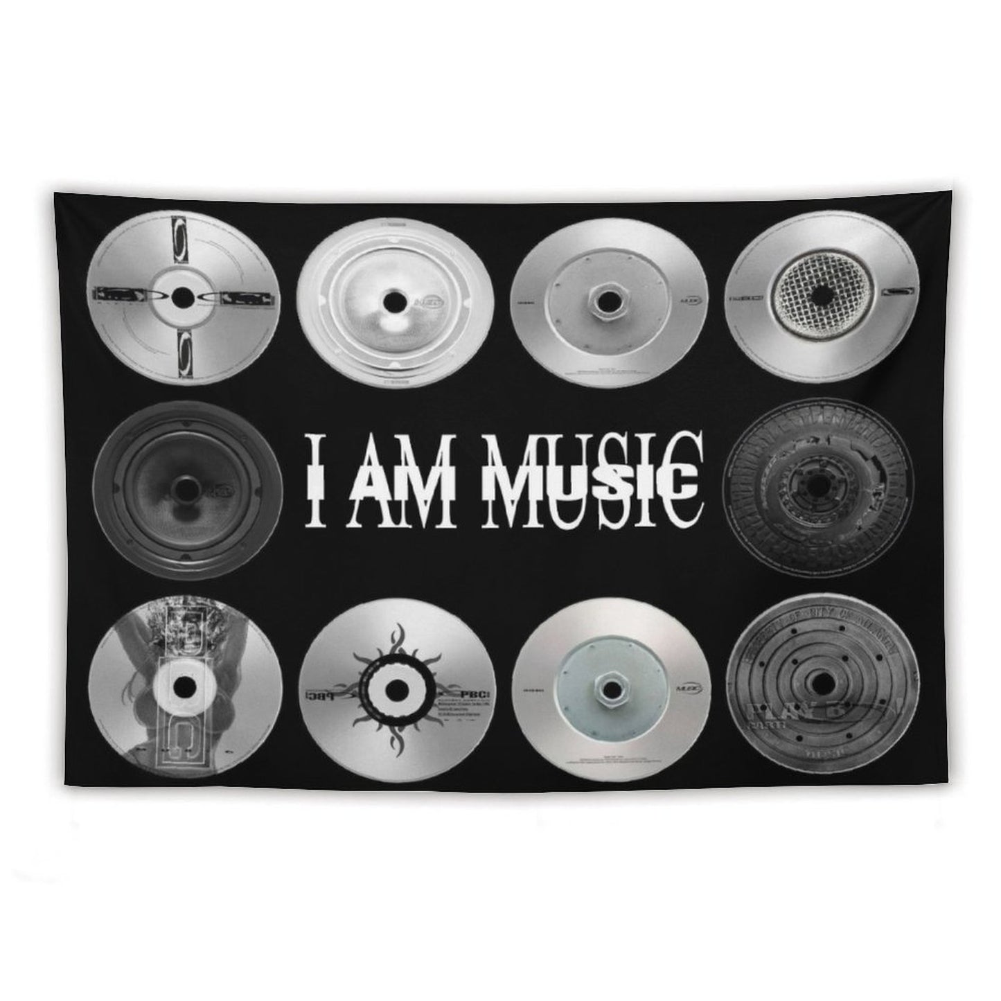 I AM MUSIC Vinyl Tapestry