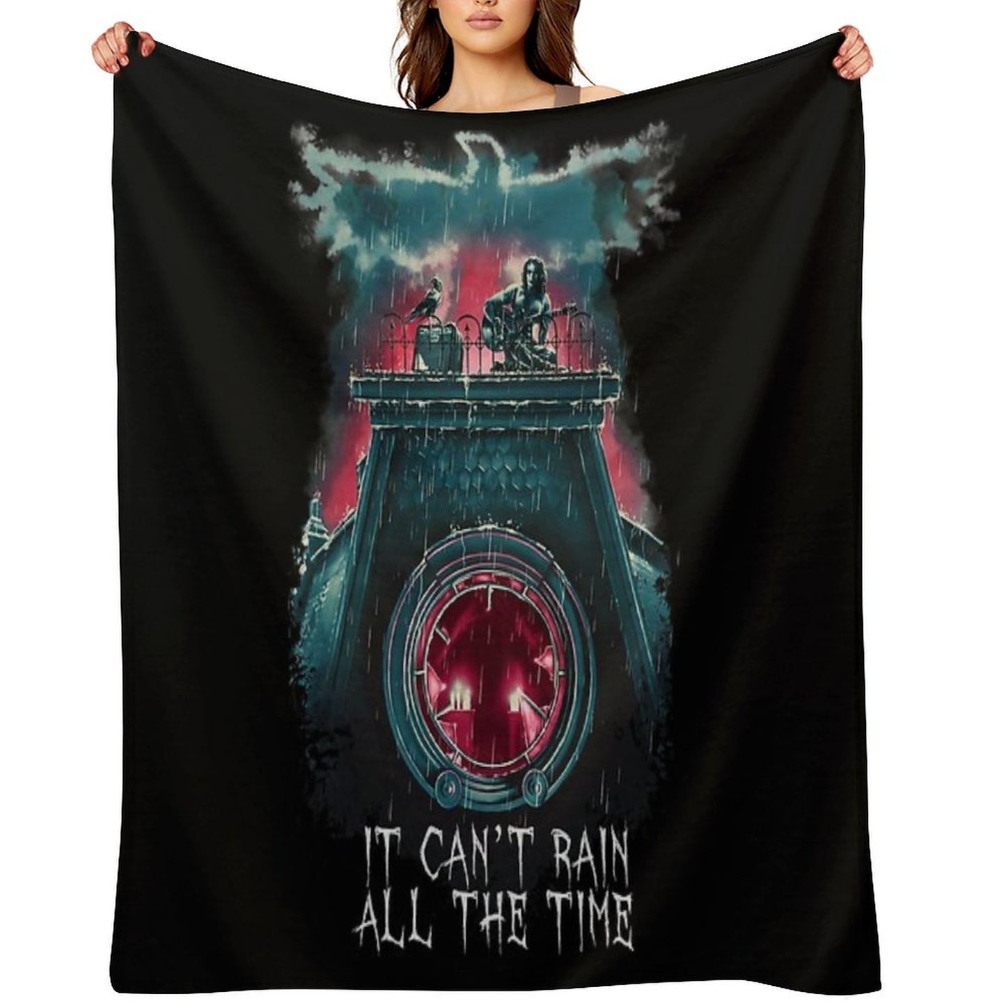 Brandon Lee The Crow Throw Blanket