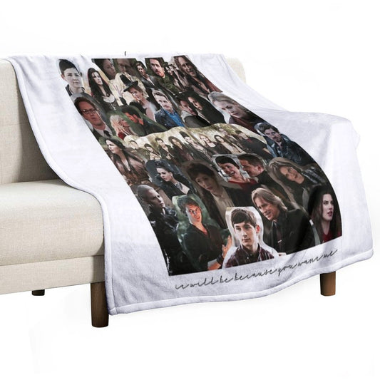 Once Upon A Time Collage Throw Blanket