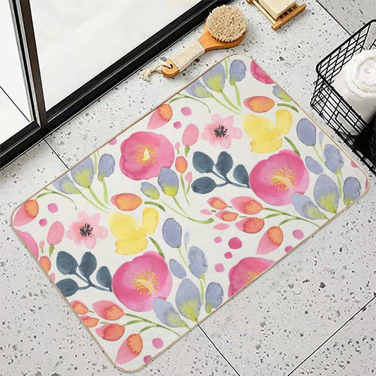 Summer Poppies Bath Mat
