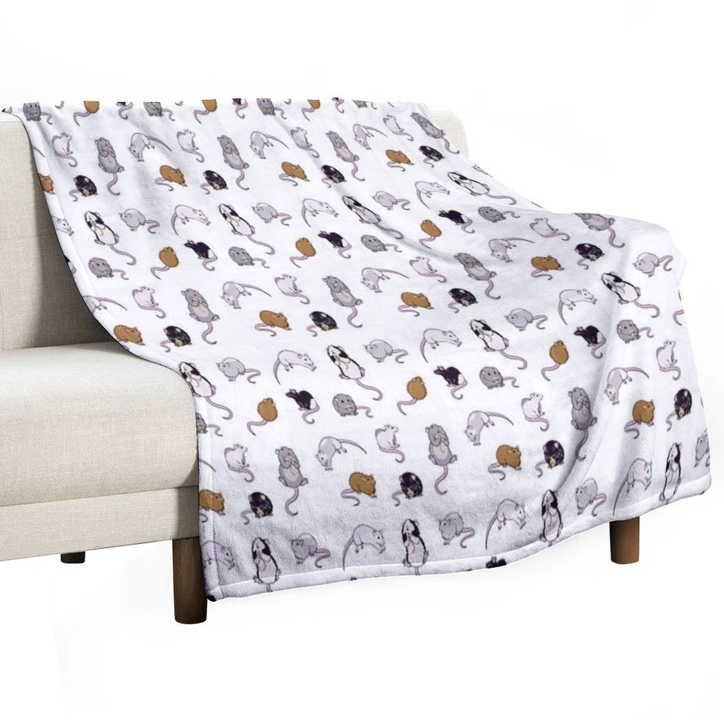 Rats, Rats, Rats Throw Blanket