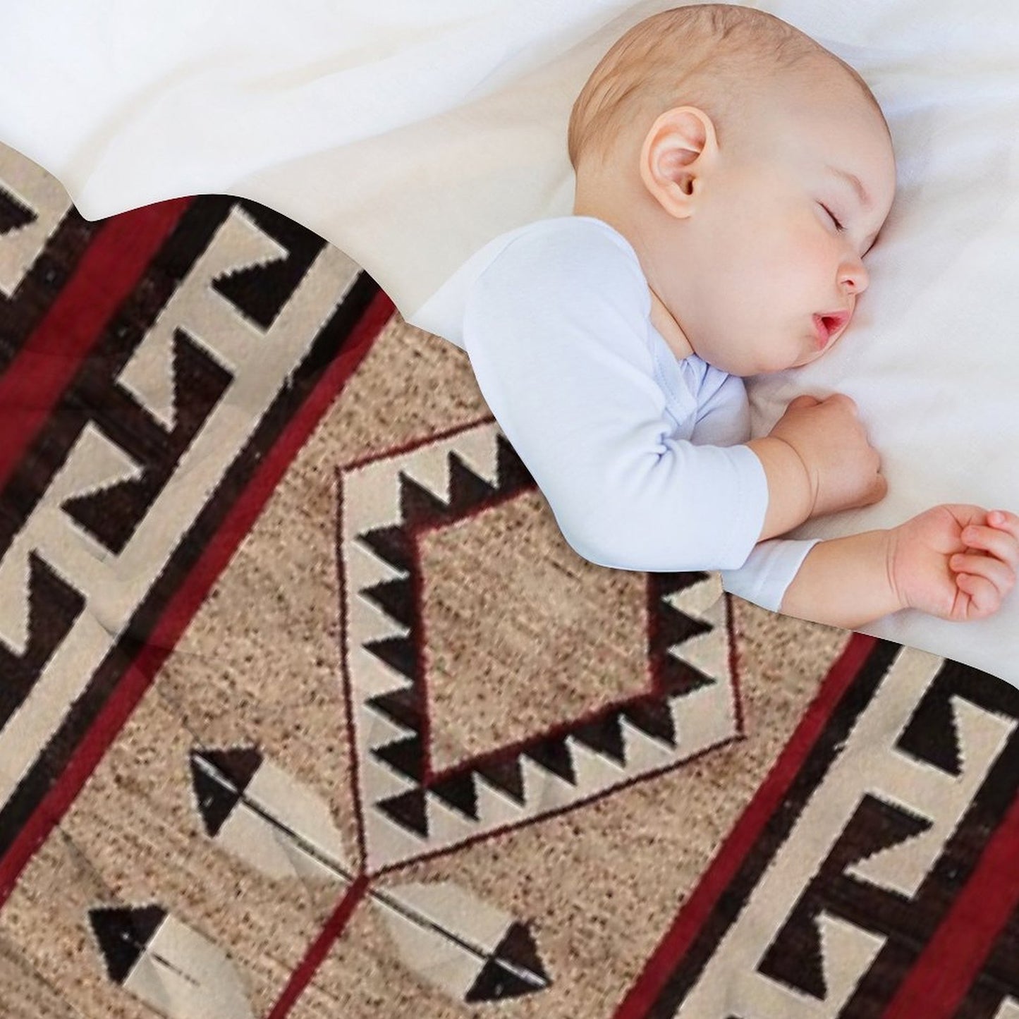 The Eternal Navajo Pattern Throw Blanket
